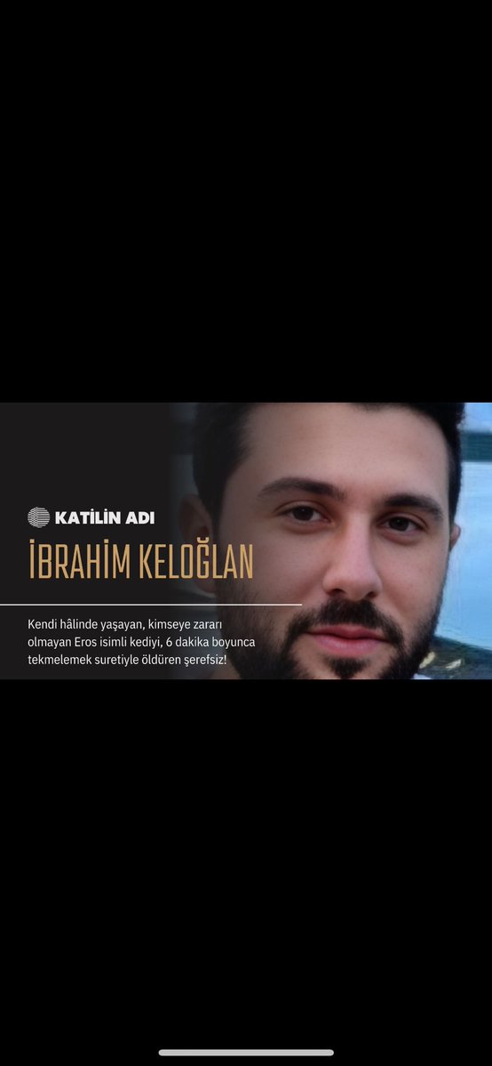 KATİL!!!
ibrahim keloğlan YARGILANSIN ve TUTUKLANSIN!!!
#ibrahimkeloğlantutuklansın
#erosiçinadalet