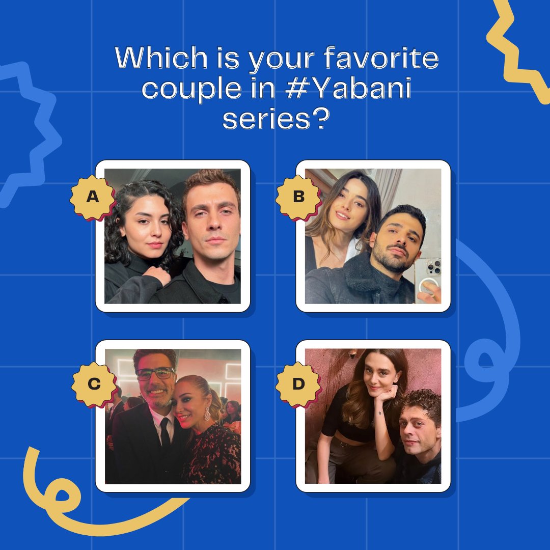 Which is your favorite couple in #Yabani series? #AsLaz #GüvNes #RüYam #ÇağCes