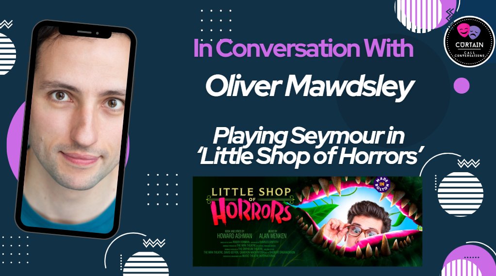 🎭NEW EPISODE🎭 - Brand new episode of Curtain Call Conversations is now live!
Chatting to @Ollie_Mawdsley all about playing Seymour in the new production of Little Shop of Horrors
Watch here: youtu.be/agTRSe-XelI