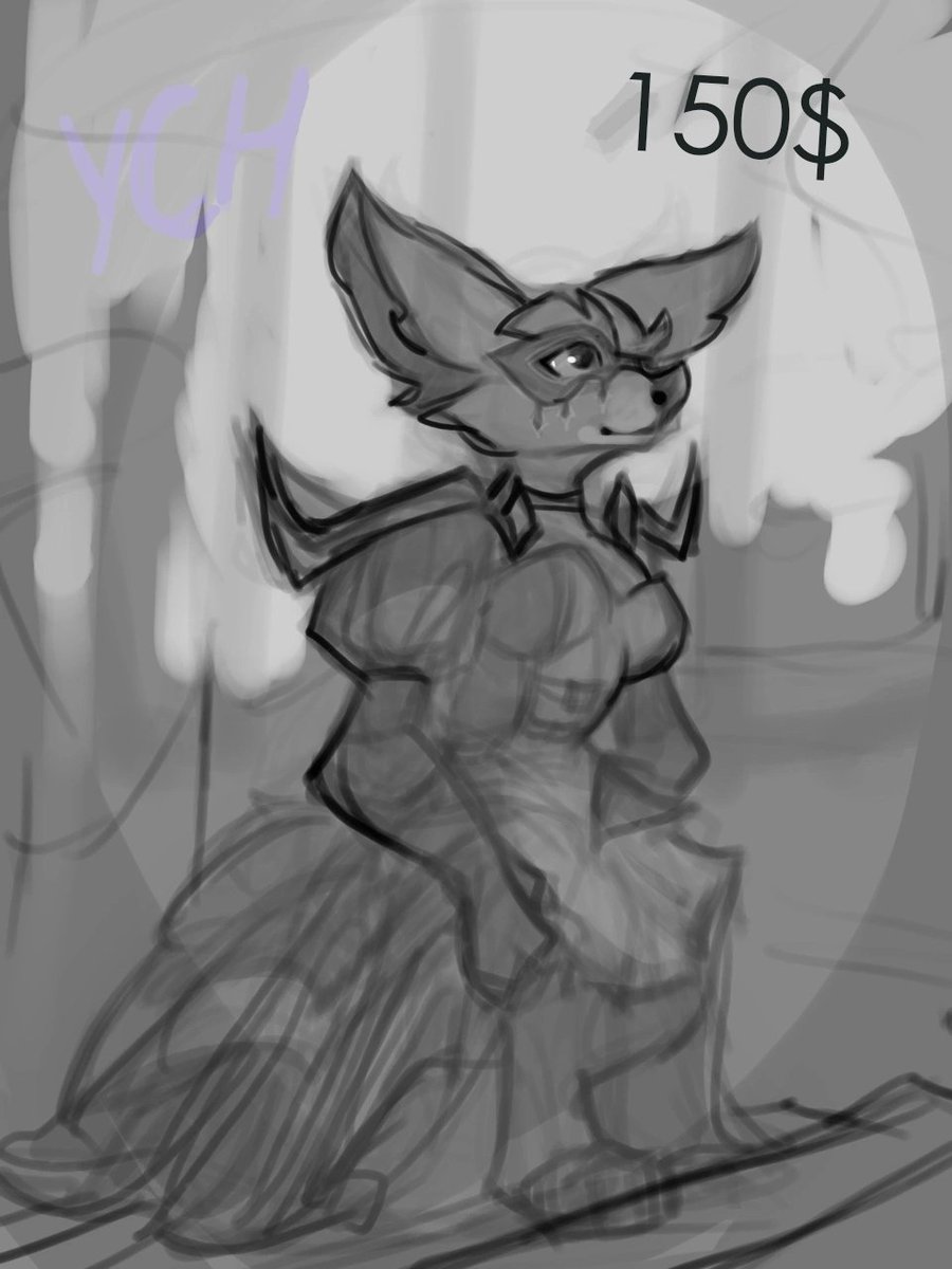 I really love Revendreth vibe. Made some vulpera sketch yesterday. And why not to make this one a Ych?

Colored sketch with background 👀

2 slots available ✨

Revendreth-inspired outfit design included :з

RT's appreciated ❤️
