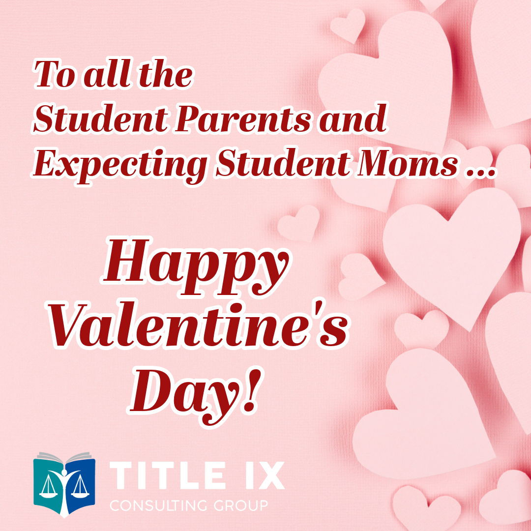 Happy Valentine’s Day to all the STUDENT PARENTS and EXPECTING STUDENT MOMS in our colleges and universities across the nation!! ❤️

#titleix #title9 #studentparent #valentinesday #collegelife #momtobe #pregnancy #parenting