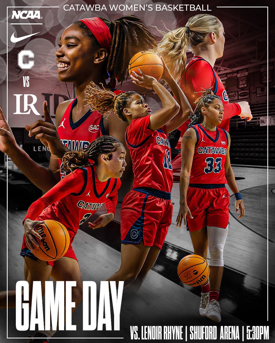 One more on the road 🚌🏀

We head to Lenoir Rhyne today to take on conference rival LR in SAC conference play‼️

🆚 <a href="/LRUWBB/">Lenoir-Rhyne Women's Basketball</a> 
📍Hickory, NC
⏰ 5:30PM 

#together | #CatawbaCulture