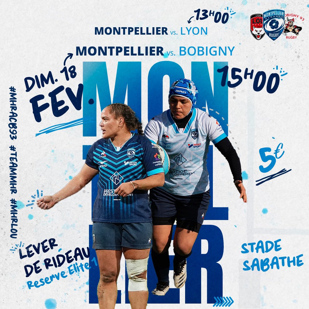 Montpellier Rugby Féminin (@MHR_Feminin) on Twitter photo 2024-02-14 14:13:54