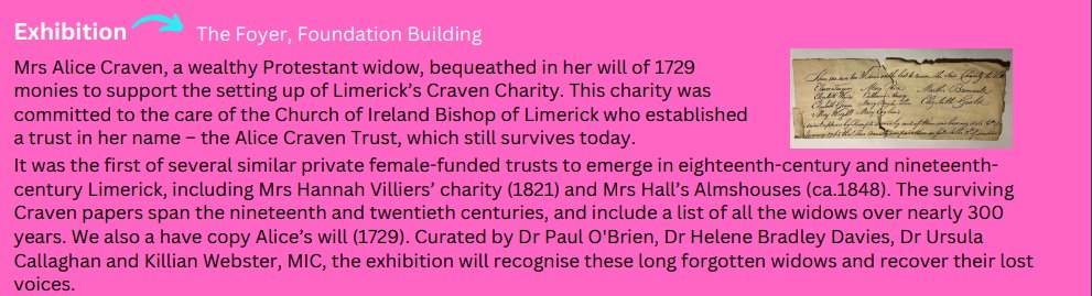 Open to one and all. Please share. @urscaly @stmaryslimerick #Limerick