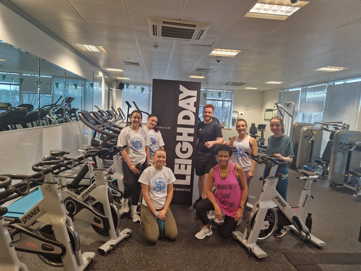 The team that spins together 🚲🚲🚲🚲
Getting active for <a href="/Mesouk/">Mesothelioma UK</a> #Fitnessfeb24 <a href="/LD_Asbestos/">Leigh Day Asbestos</a>