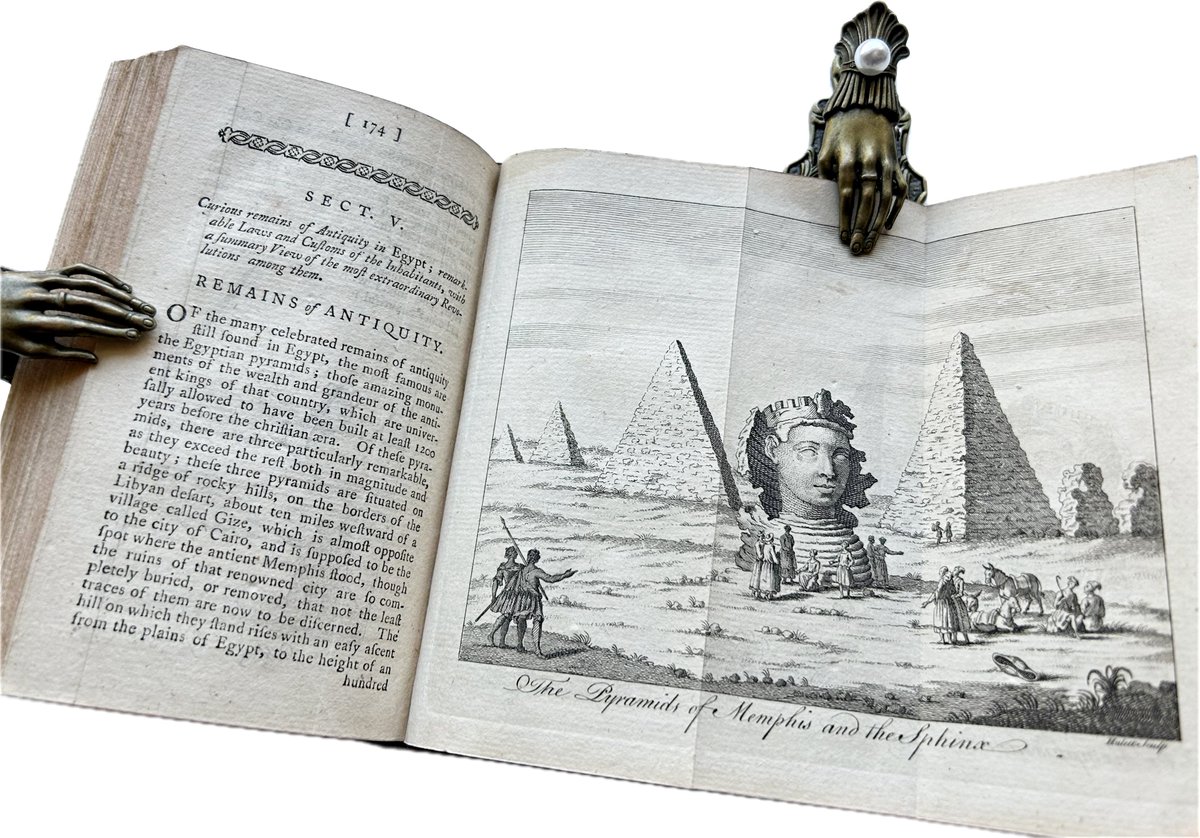 robinghvintage's tweet photo. The Sphinx's Nose depicted 1764 #Egypt #Africa  #illustrations of #thePyramids #theSphinx #Mummies &amp; more. #BeautiesofNature and #Art Displayed In a #TouroftheWorld #18thcentury #SphinxsNose #antiquarian  #bookcollection #antiquities #PaternosterRow -->> https://t.co/jl3zQQFno6 https://t.co/wSfU6lF3Up