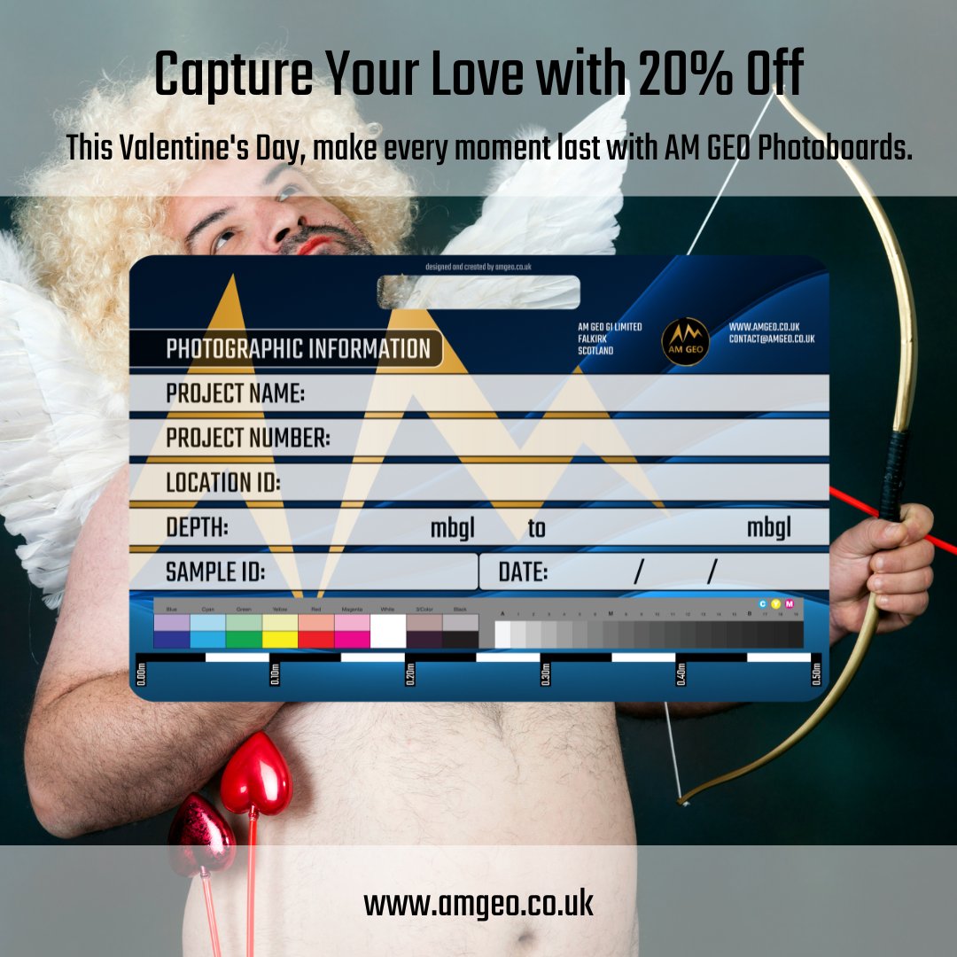 VALENTINES DAY OFFER!! 
20% for one day only, use code LOVE20 at amgeo.co.uk/photoboardshop

#geology #Construction #geotechnical #groundinvestigation