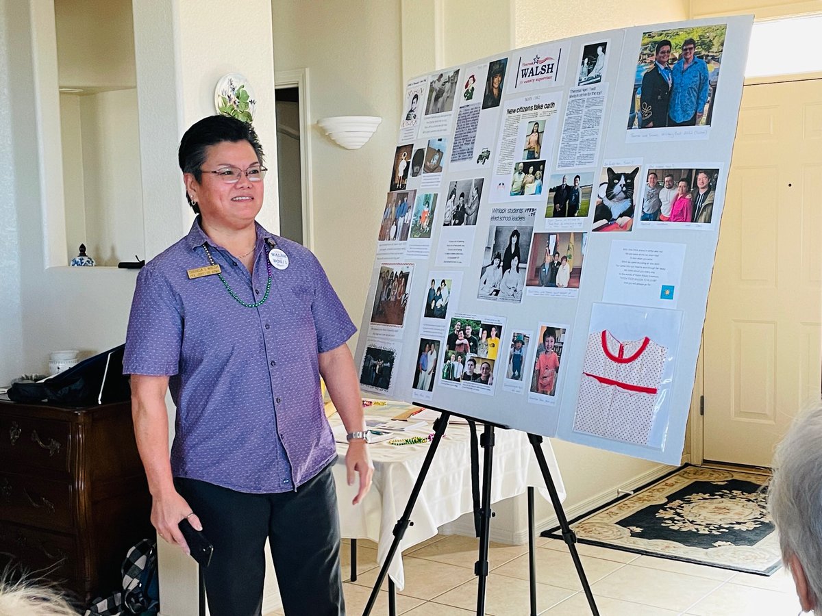 Conscience4's tweet photo. My meet and greet fundraiser yesterday for our Democratic candidate, Theresa Wash, Board of Supervisors District 1, Cochise County, Arizona, went very well. https://t.co/kjJDf1dBvf