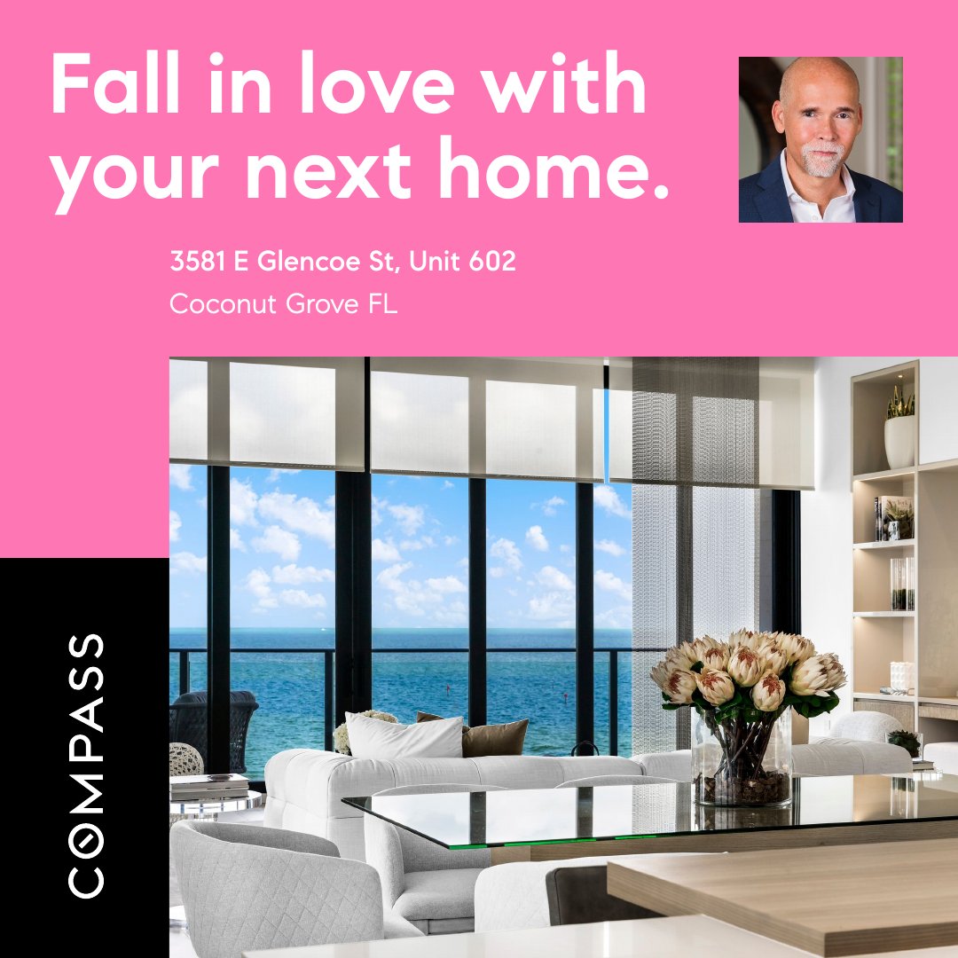 #valentinesday #miamisignaturehomes #miamirealtor #coconutgrove #bayfront #miamiluxuryhomes #compassrealestate #compassfl #piedaterre