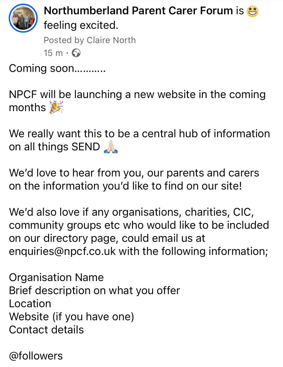 Northumberland PCF tweet media