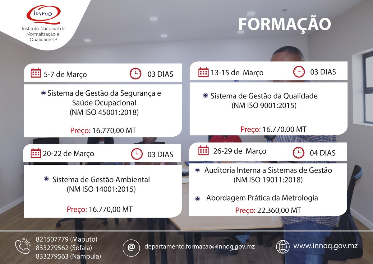 Instituto Nacional de Normalização e Qualidade, IP tweet media
