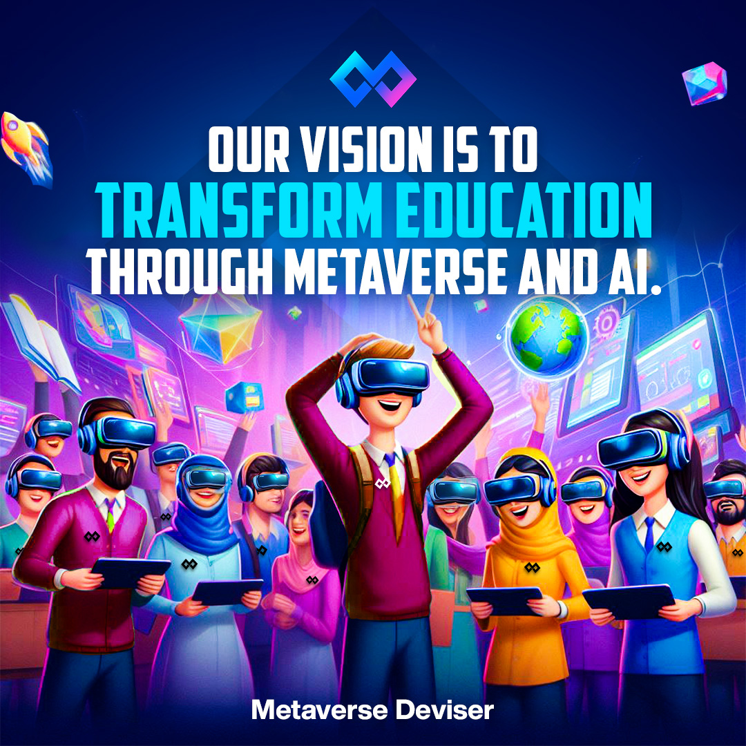 MvDeviser's tweet photo. Shaping tomorrow's classrooms with today's innovations. 

Join us as we pave the way for a new era of education, blending the metaverse and AI seamlessly into the learning experience. 🌟

 #FutureFocused #EducationEvolution #startup https://t.co/h5Z4gQpVkH