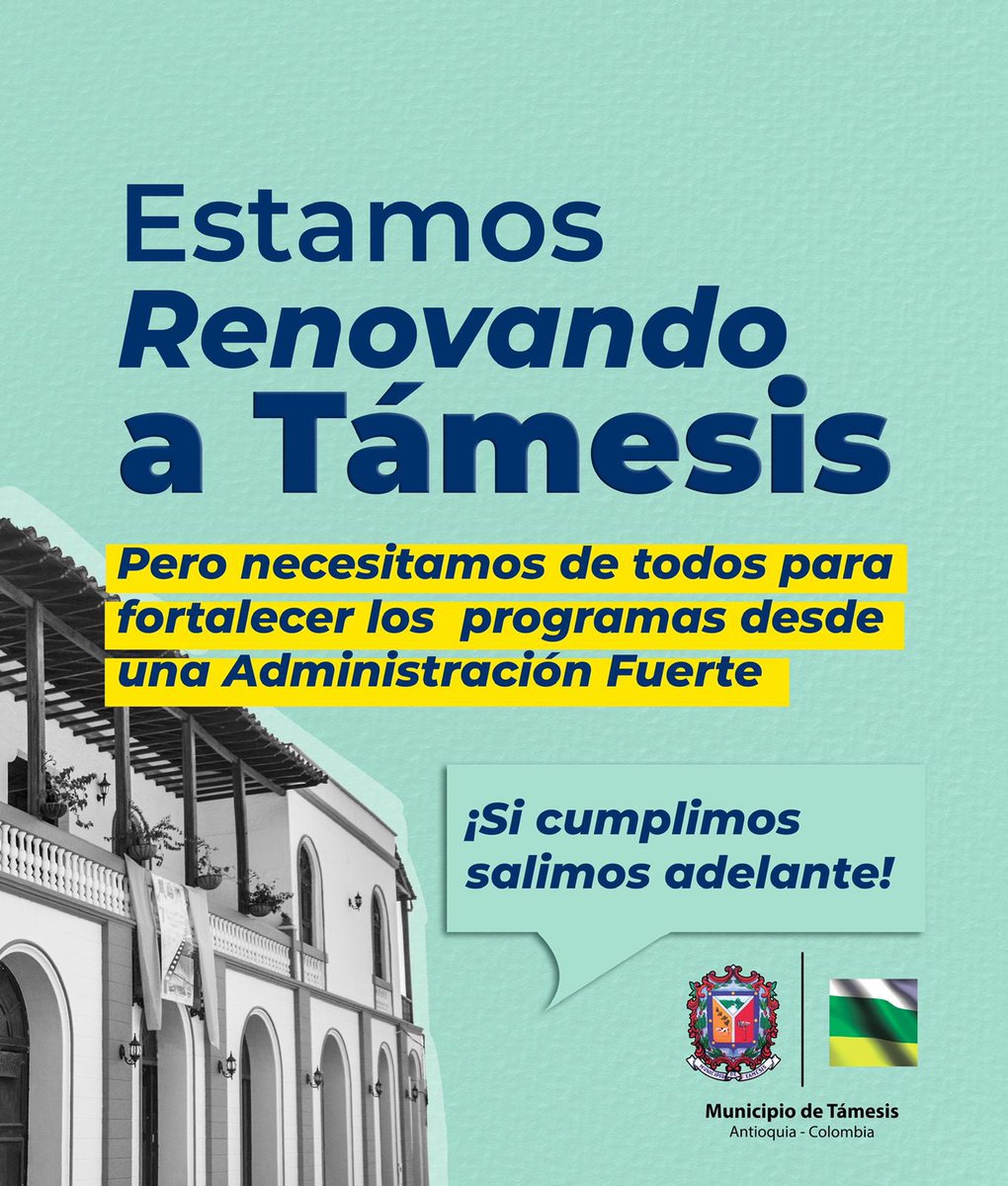 Municipio de Támesis - Antioquia tweet media