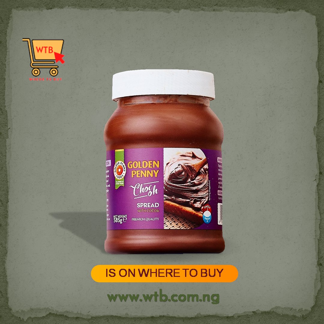 WhereToBuyng's tweet photo. Golden Penny Choc Oh is made from pure soya oil and natural cocoa, and it contains Omega 3 &amp; 6, which are good sources of energy. It is smooth with a rich, sweet taste.
See the new selling price:
https://t.co/A8hX8sHBJ5
#Spread #food #Bread #Wheretobuy Lati FUTA $1 Trillion https://t.co/6MSORjQDU5