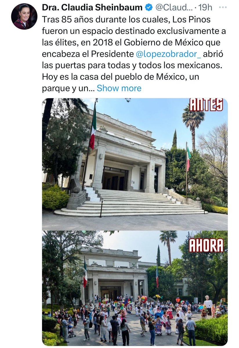 porktendencia's tweet photo. “Palacio Nacional”:
Por las respuestas a este tweet de @Claudiashein. https://t.co/aKoI44IPMT