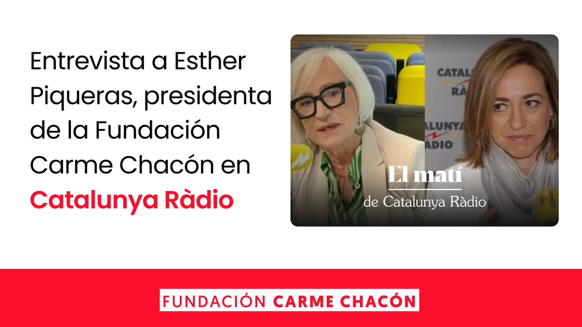 Escucha la entrevista aquí ➡️ ccma.cat/3cat/recordem-…