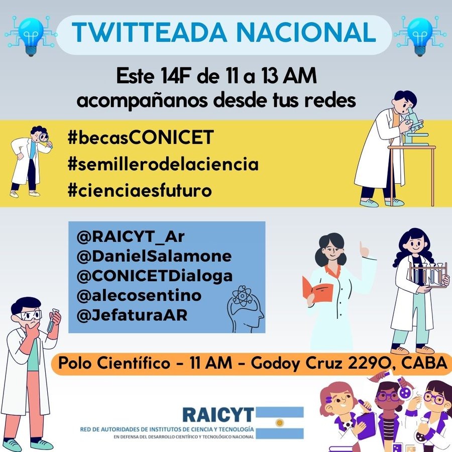 ClubArgdelARN's tweet photo. #becasConicet #semillerodelaciencia #cienciaesfuturo
@CONICETDialoga @JefaturaAR @CONICETDialoga https://t.co/VH5yARYmTN