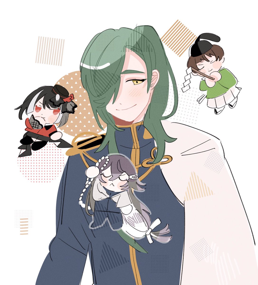「あおえと! 」|ふみのイラスト