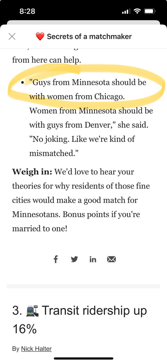 I am in one of these Chicago-Minnesota marriages and I don’t understand this logic. @toreyvanoot