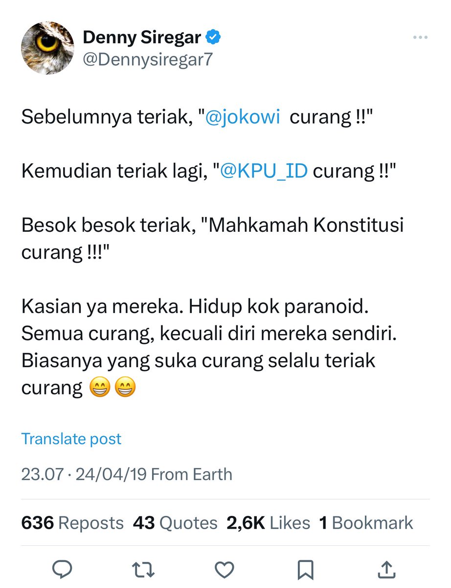 Yg akan terjadi bbrp hari kedepan mnrt ramalan @Dennysiregar7 Jejak bidjital 2019.😀🤪