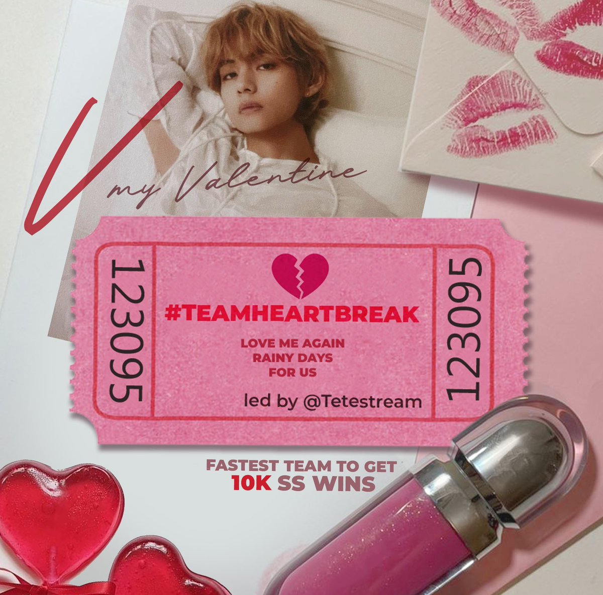 tetestream's tweet photo. #TEAMHEARTBREAK drop your streaming screenshot following the listed songs here!

· Love Me Again
· Rainy Days
· For Us

🏆 Team get 10K SS first is the winner

SHOW US YOUR POWER NOW 🔥 https://t.co/BMvegRssk1