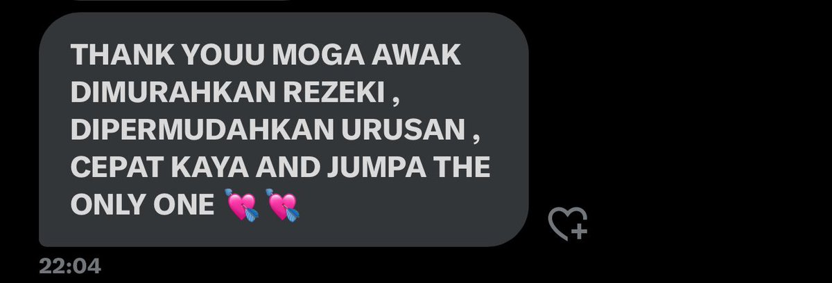 trebis_skop's tweet photo. Terasa terharu dengan kata2 yang macamni. Tapi nak jumpa the only one tu masih jauh lagi perjalanan. Apa2pun terima kasih atas doanya. Semoga apa yang awak doakan akan berbalik kepada awak juga.

You know who you are🕊️ https://t.co/t4zarhuFKz