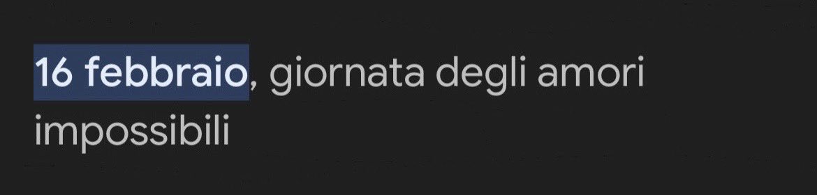 festeggerò il 16 anziché il 14