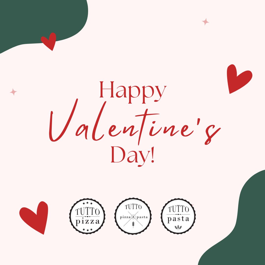 Happy Valentine's Day from all of us at Tutto Pizza Pasta! ❤️🍕🍝 Indulge in a romantic culinary experience with our exquisite dishes crafted to perfection. Join us for a celebration of love and flavors tonight! 🌹🥂 
#TuttoPizzaandPasta #Tuttokeybiscayne⁠ ⁠