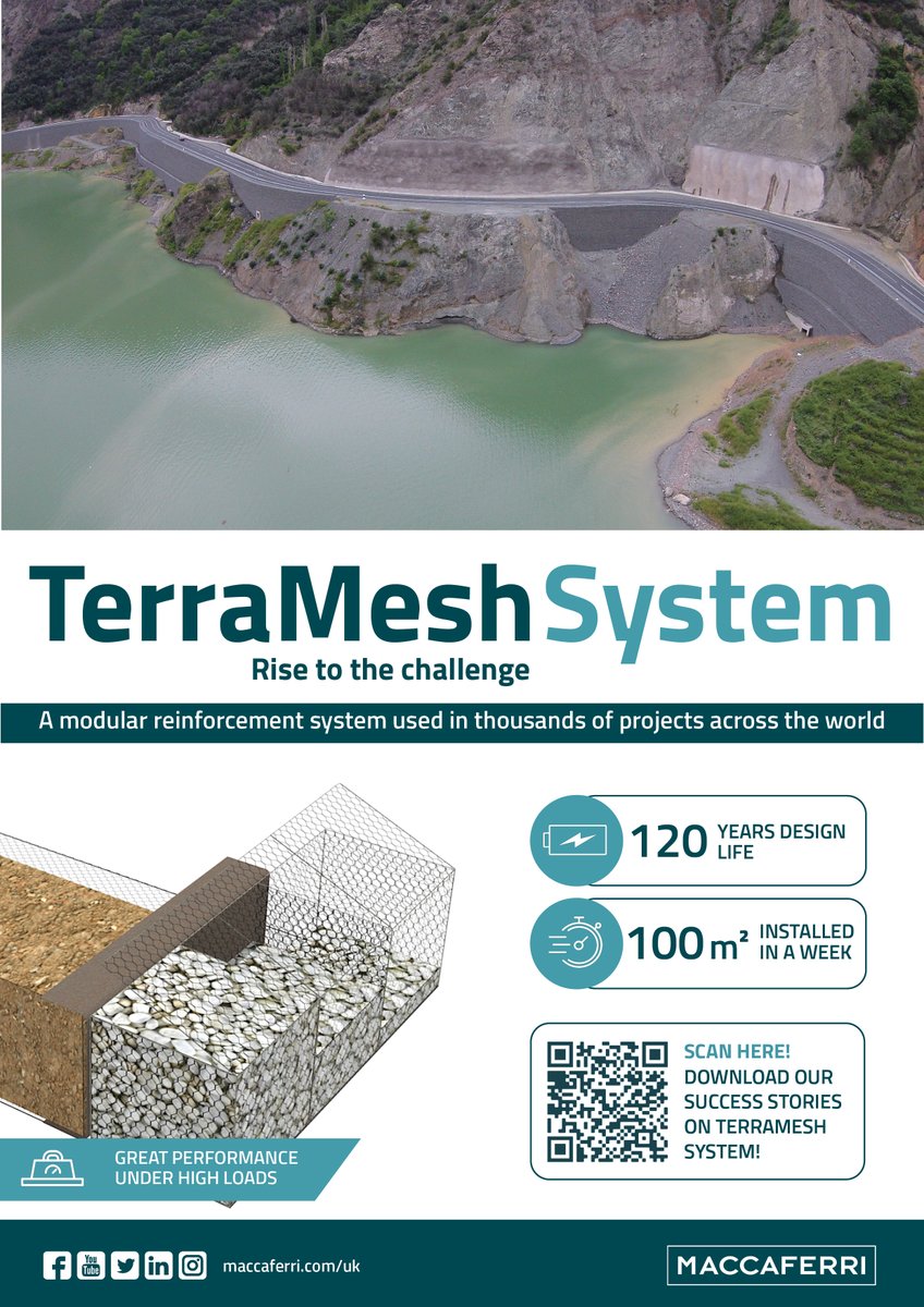 Unlocking engineering excellence with Maccaferri's Terramesh! 🏗️ Elevate your infrastructure projects with the robust and versatile solutions of Terramesh. Discover strength, durability, and innovation in every mesh.💪 tinyurl.com/4aymjjjz
#MaccaferriTerramesh #construction