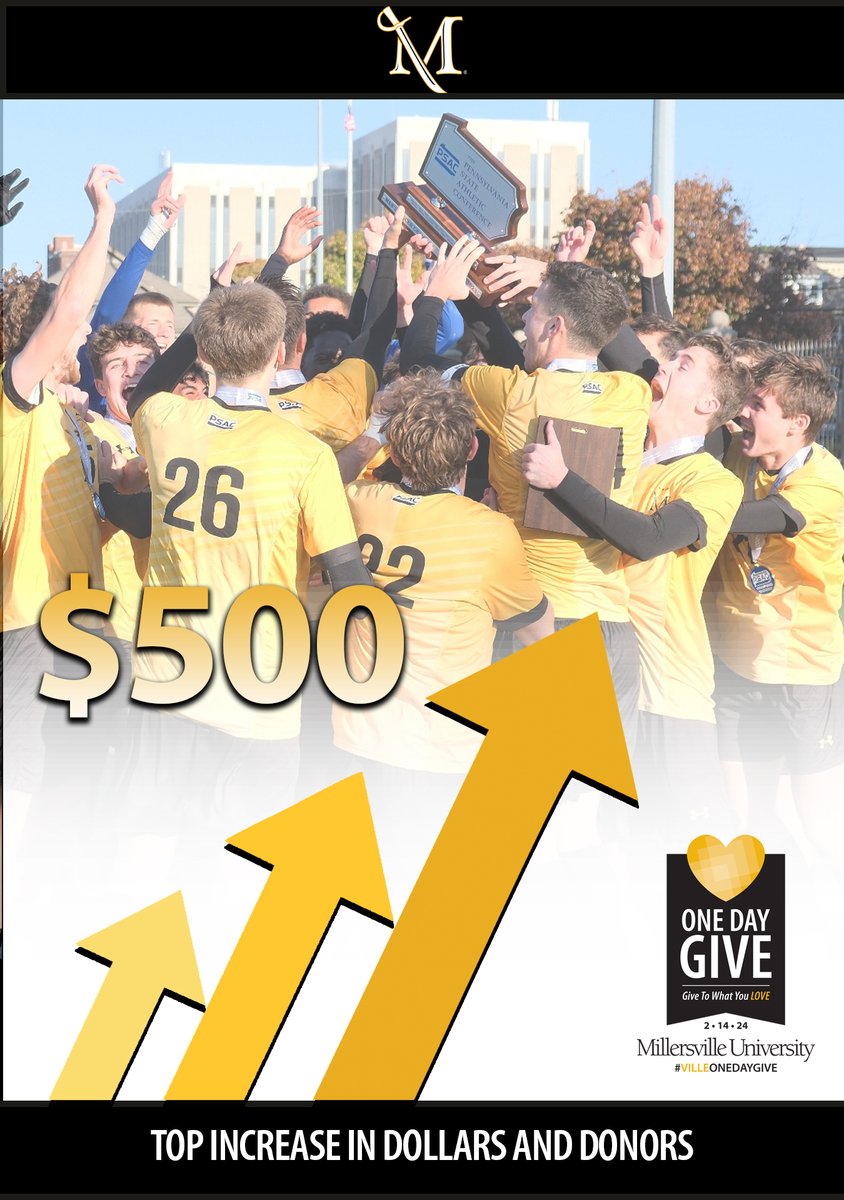 Competing is the Marauder Way! Push your favorite Millersville team to the top of the leaderboards during the #VilleOneDayGive and multiply your gift! Leaderboard: millersville.edu/give/one-day-g…