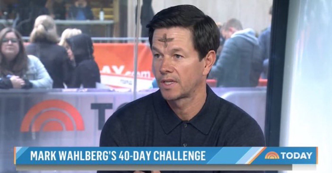 RebelEconProf's tweet photo. Shoutout to all my fellow Catholics who will be starting Mark Wahlberg’s 40-day challenge today, or as we call it, Lent. https://t.co/IAfoh7k5uX