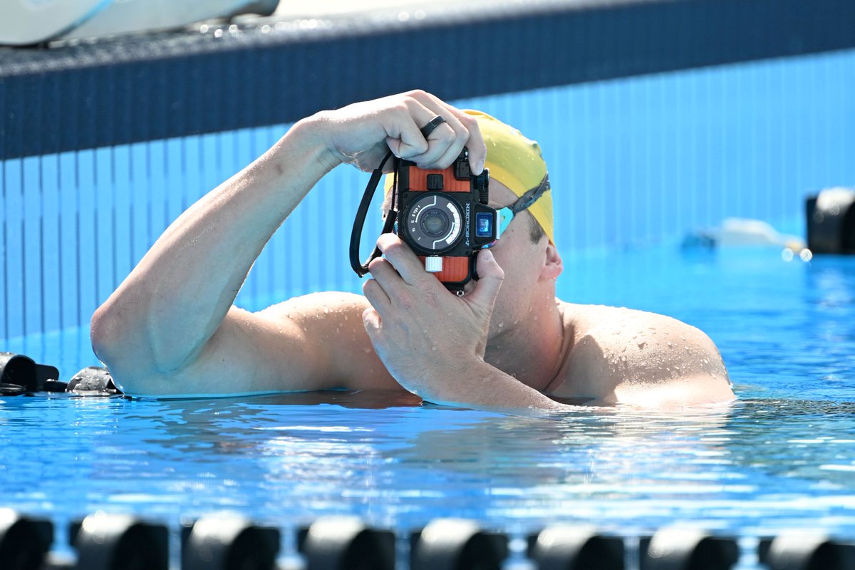 IN THE FRAME: After punching out a nat record in the 50m breaststroke heats, Sam Williamson is in the shape of his life to win a medal at World Swimming Champs in Doha. Heats live 9Gem from 2am AEST ⁦@WorldAquatics⁩ #AQUADoha24 Pics courtesy delly.the photographer