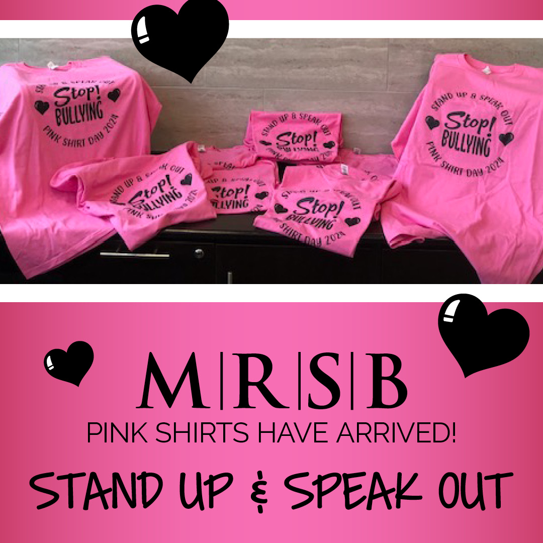 MRSB is ready for Pink Shirt Day, thanks to the crew at Dalmac for filling our order! Do you have yours?? Let’s stand together against Bullying on February 28th! #mrsbgroup #pinkshirtday #stopbullying #standupspeakout