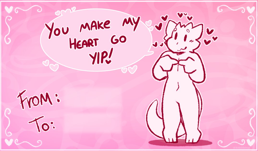 koboldshop's tweet image. Happy Valentine's Day!♥️