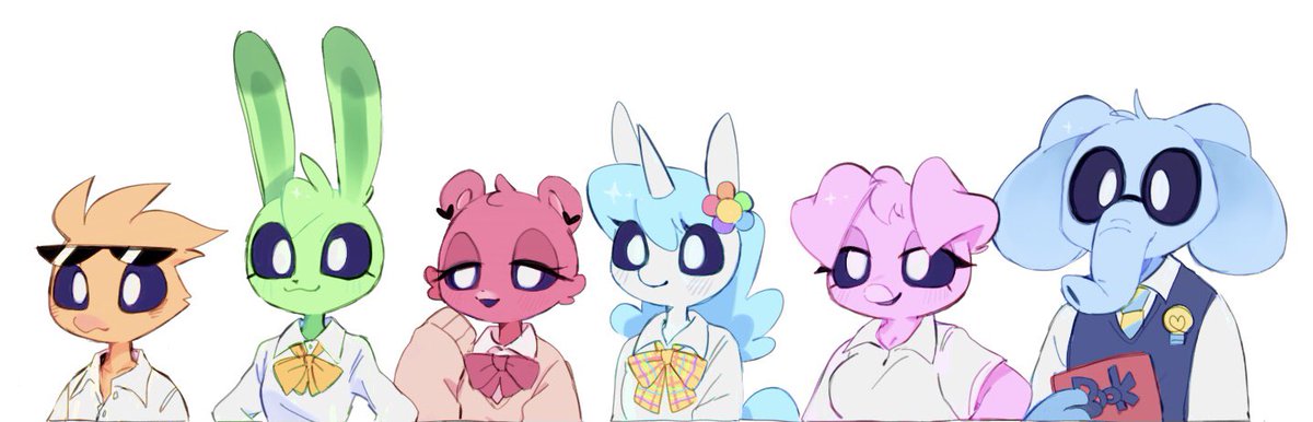 #SmilingCrittersFanart

プレイタイム学園へようこそ
此処は子供達の幸せについてお勉強するところだよ 