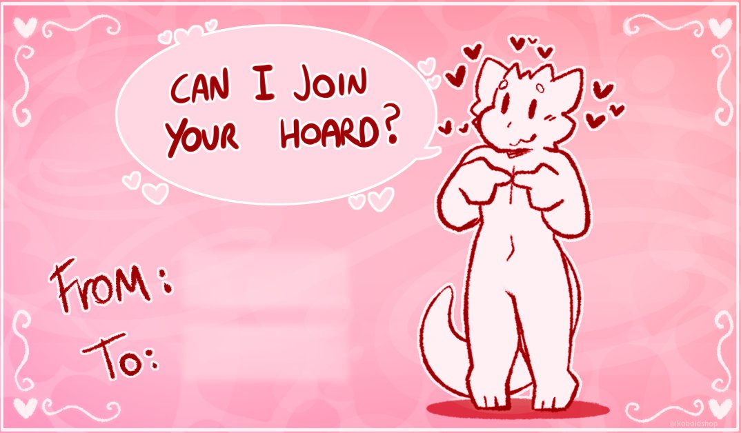 koboldshop's tweet image. Happy Valentine's Day!♥️