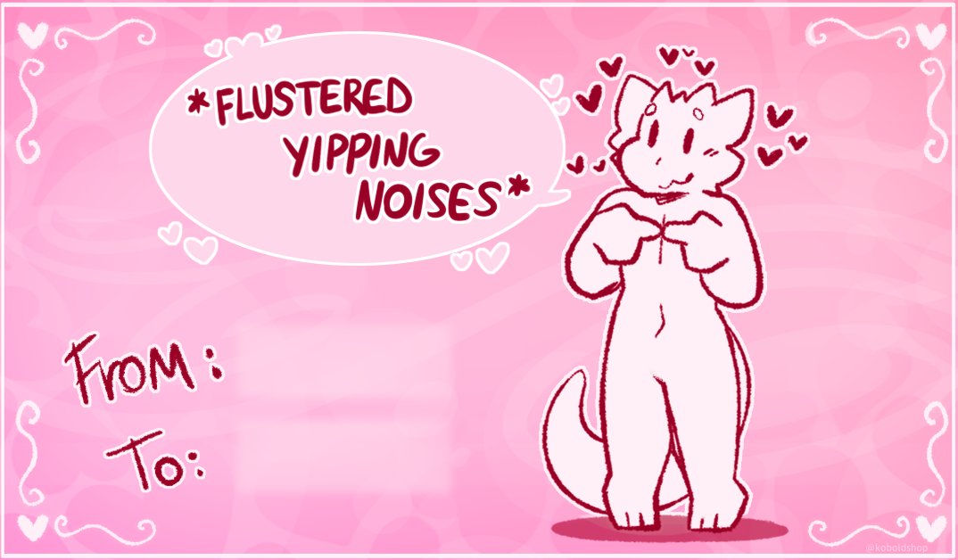 koboldshop's tweet image. Happy Valentine's Day!♥️