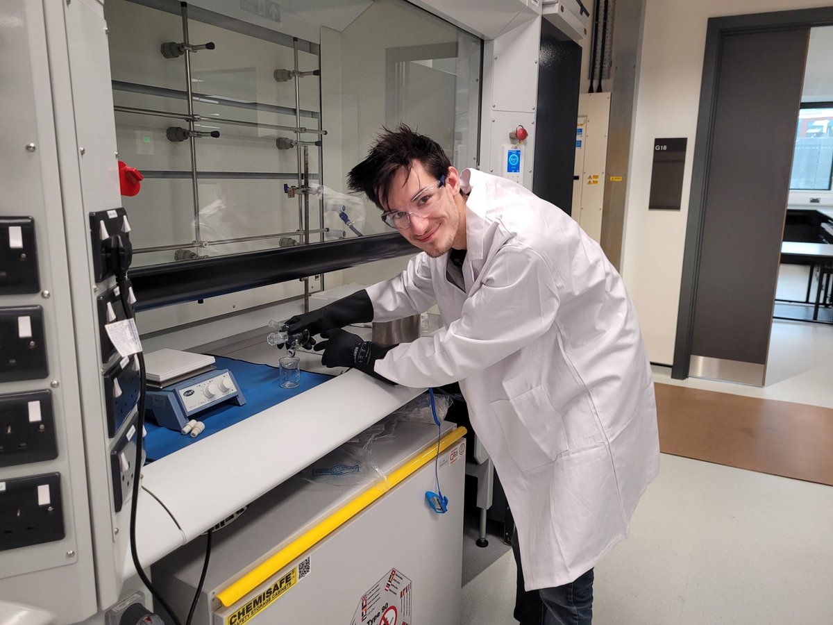 Adam Michalchuk (@amichalchuk) on Twitter photo So exciting being in the new Molecular Sciences Building <a href="/UoBChemistry/">UoBChemistry</a> that even our Computational Chemists <a href="/m_mojsak/">Mateusz Mojsak</a> can't help but get into the new labs! So exciting being in the new Molecular Sciences Building <a href="/UoBChemistry/">UoBChemistry</a> that even our Computational Chemists <a href="/m_mojsak/">Mateusz Mojsak</a> can't help but get into the new labs!