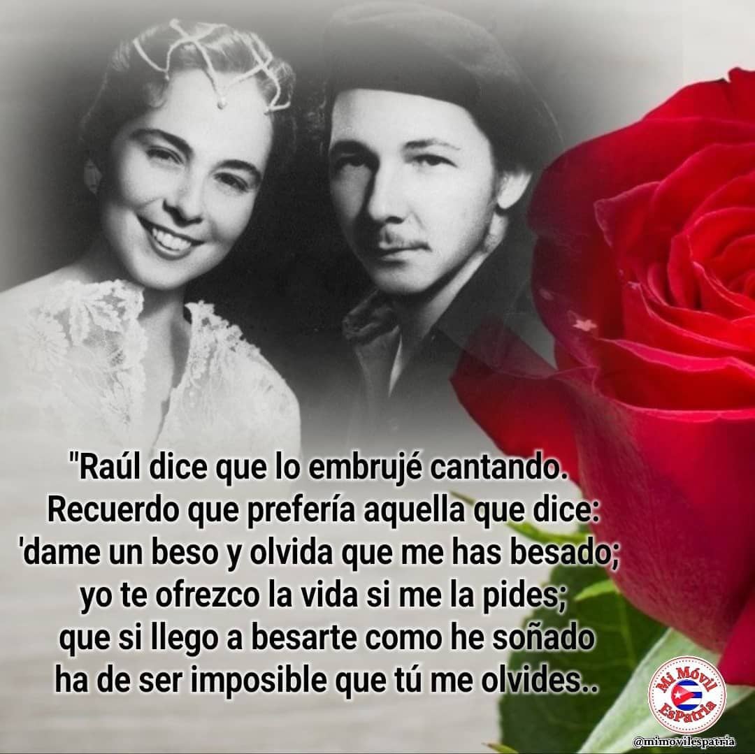 Lo más bellooo.  Un amor inconmovible. Raúl y Vilma. #CubaEsAmor. <a href="/torres_iribar/">Luis Antonio Torres Iribar</a> <a href="/YanetHzP/">Yanet Hernández Pérez</a> <a href="/EVilluendasC/">Enrique Villuendas</a> <a href="/PartidoPCC/">Partido Comunista de Cuba</a>