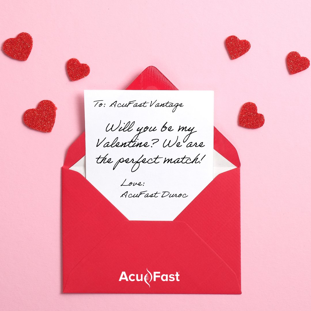 💕 Love is in the air, and so is the perfect match!

This Valentine's Day, discover the ultimate duo: the AcuFast Vantage and the AcuFast Duroc. Just like the best relationships, they complement each other perfectly and deliver unparalleled performance.