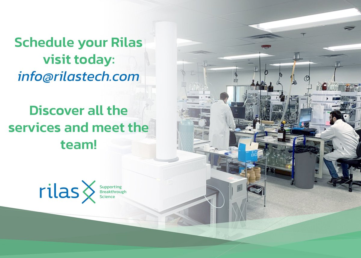 rilastech's tweet photo. We absolutely love to have our customers come visit the Rilas Lab! 

Reach out to us at info@rilastech.com to schedule a time to visit the Rilas Lab.

More about the Rilas Lab: https://t.co/a11ZY7Uygl

#rilastechnologies #analyticalchemistry #medchem #biotech #CRO https://t.co/6QlJHul3He