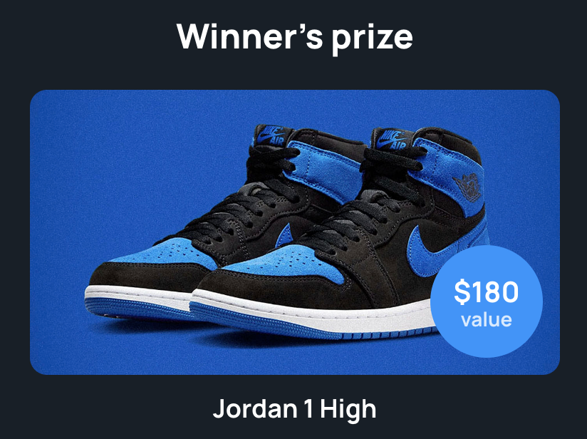 5Card_Draw's tweet photo. Tonight's winner takes home a pair of Jordan 1 High's 🐐 https://t.co/cJFYmLG4to