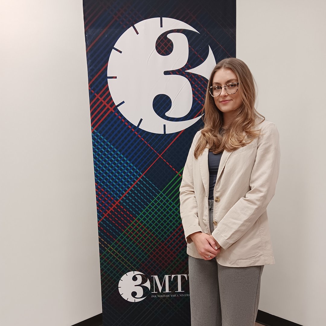 Congrats to #3MTCMU preliminary round 2 co-winner, Nicole C. Auvil @nicoleauvil of @CMU_Chem at @CmuScience! Her presentation is titled 'The Super Sniffer: Parabolic Ionization Needle Mass Spectrometry.' Come cheer Nicole on at the championship 3/14. cmu.is/2024-3MT