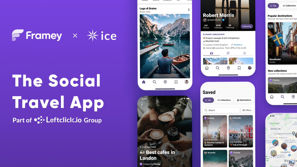 ice_blockchain's tweet image. 🚀 Drawing on 15 years of tech innovation, our team's journey from creating Framey, the premium social travel app, to pioneering the Ice mainnet is a testament to our unwavering commitment to high-grade technology. Our expertise spans robust cloud solutions, cutting-edge mobile
