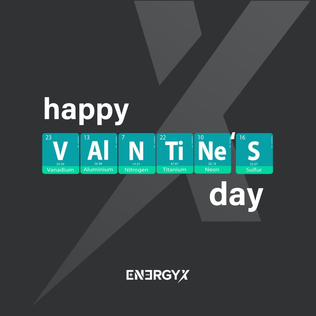 Happy VAlNTiNe'S Day ⚡️❤️🚀

#EnergyX #valentine #technology #periodictable #science
