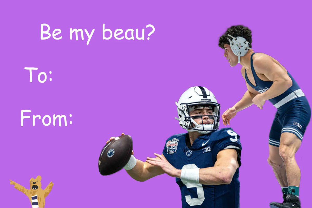 OnwardState's tweet photo. Happy Valentine's Day, Penn State! https://t.co/MdiGw7X1pk