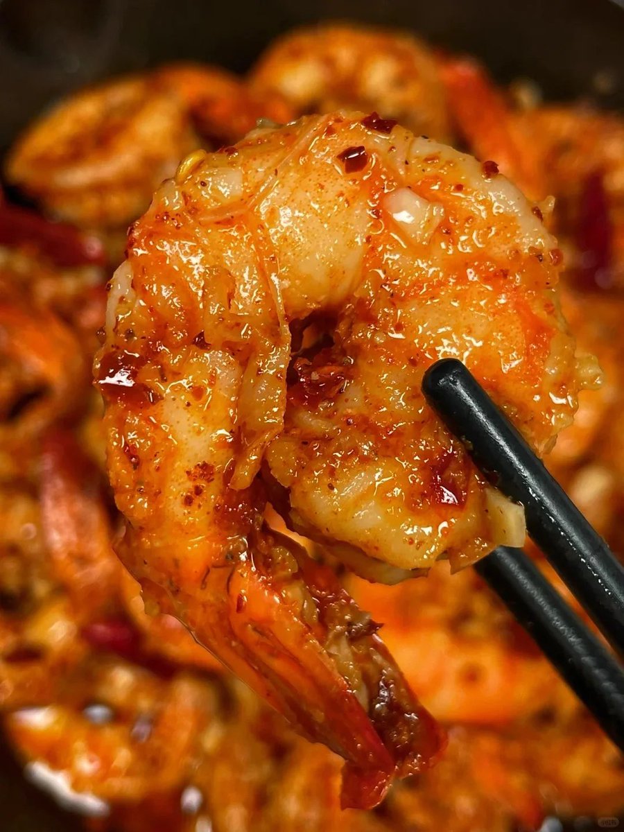 fyaldos60's tweet photo. These spicy prawns are very tasty🍤. I have already eaten😋. I think I'll make you guys hungry,lol🧛‍♀️ https://t.co/8ThEB8vR6O