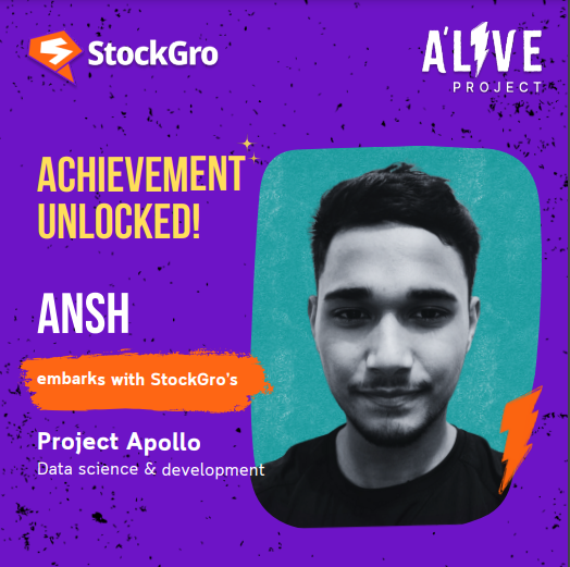 AnshCho79454563's tweet photo. Thrilled to announce a significant milestone in my career: I've officially joined the Alive projects team at StockGro! 🚀 I'm eager to collaborate closely with @UrjaJobanputra3 to drive Project Apollo forward. #NewBeginnings #parttimeinternships #fullvalue #finance #growth https://t.co/Q50iWicll4