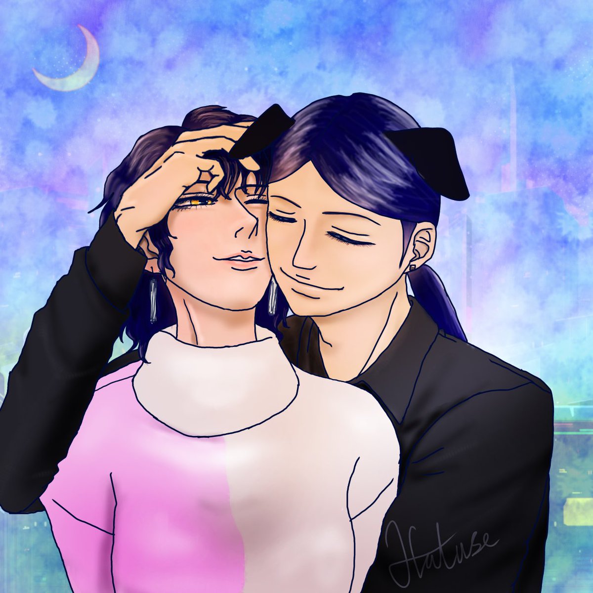 RHatsuse1122's tweet photo. 共依存

#FVてぇてぇ部
#初瀬夫妻の切り抜き
#ストグラFVアート https://t.co/foYMHYClkO