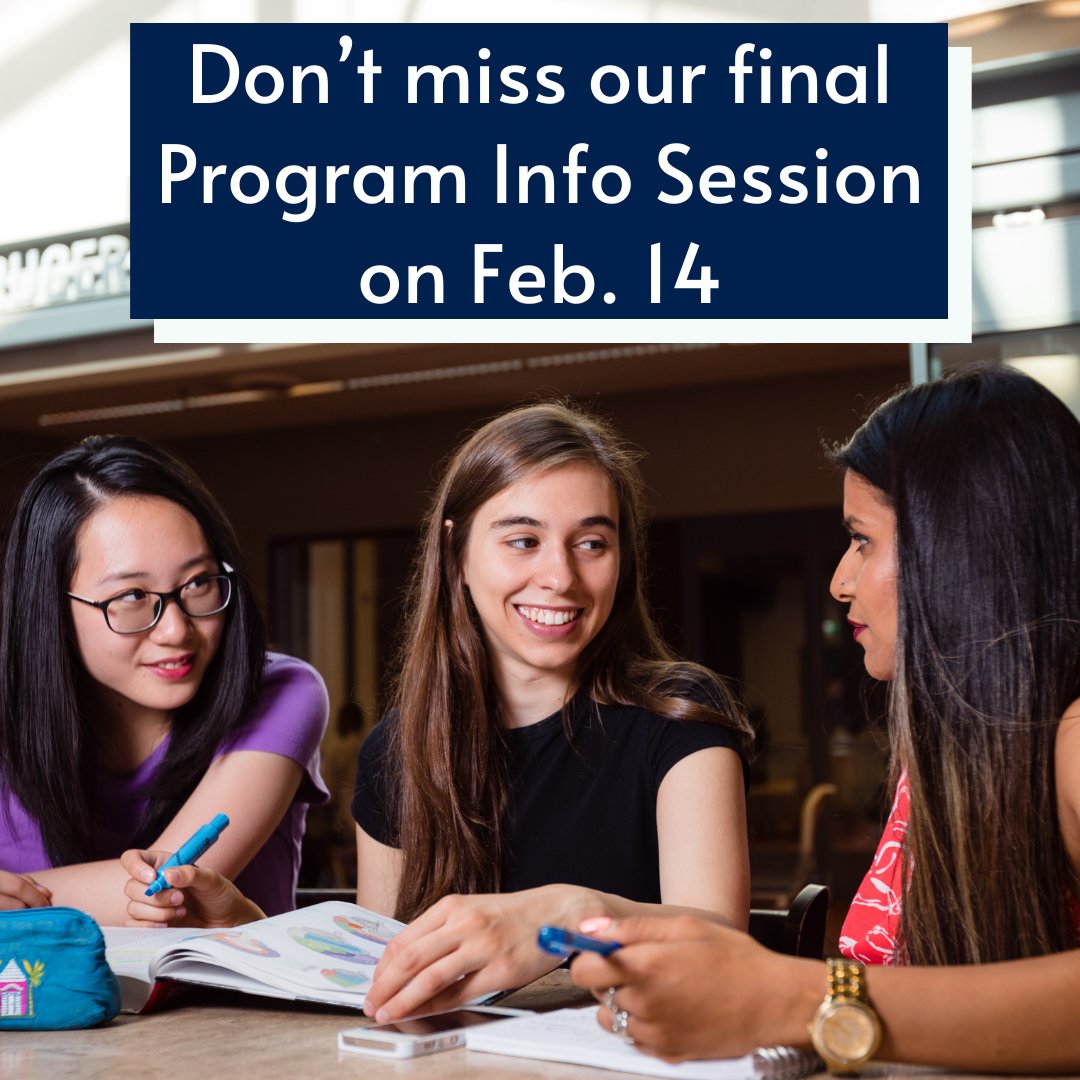 Don't miss our final Program Info Session on Feb. 14 from 12 - 1 pm! Where: WW 126 @ Woodsworth Join Meredith Koehler & other academic advisors to learn about important steps for applying to programs. We hope to see you there! #uoft #uoftartsci #woodsworth #program #enrolment